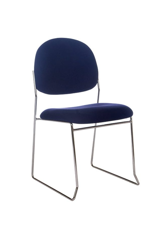 blue rod chair