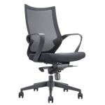 black fete office chair