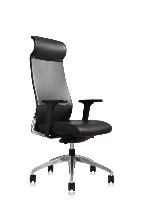Burton leather & foam seat Chair