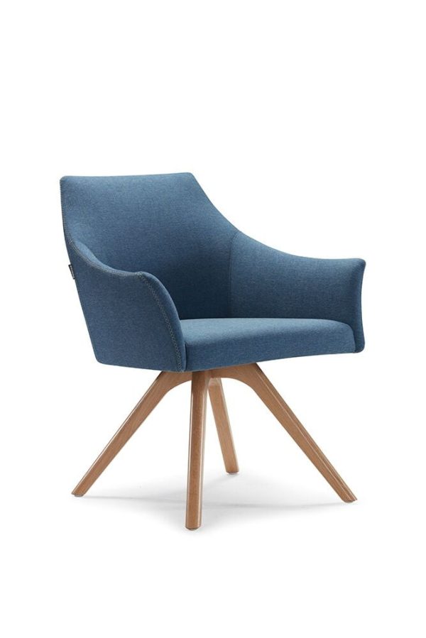Tulipo Blue Sofa Chair