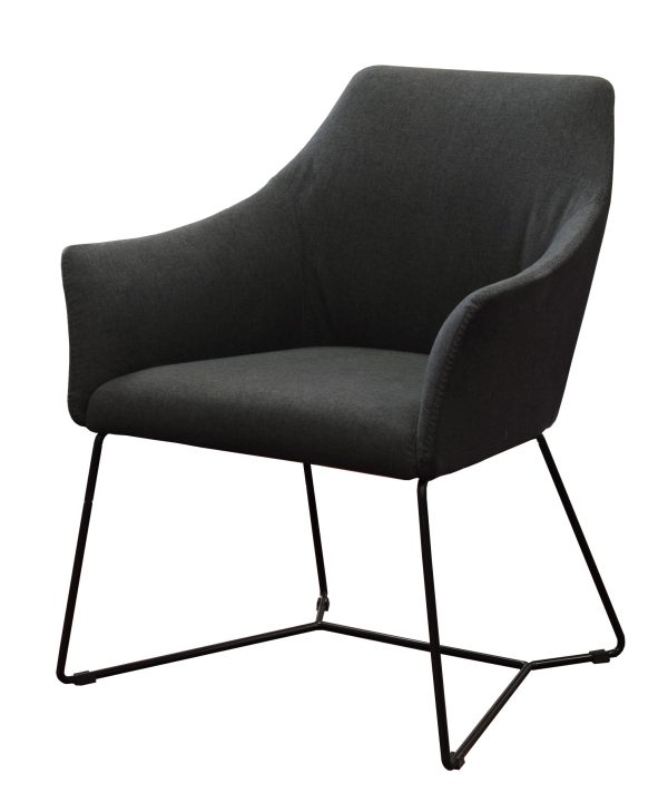 Tulipo Charcoal Sofa Chair